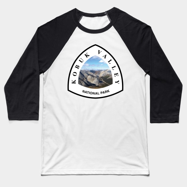 Kobuk Valley National Park shield Baseball T-Shirt by nylebuss